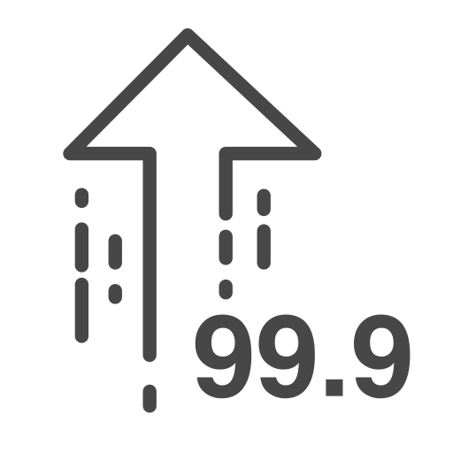 99.9% Uptime